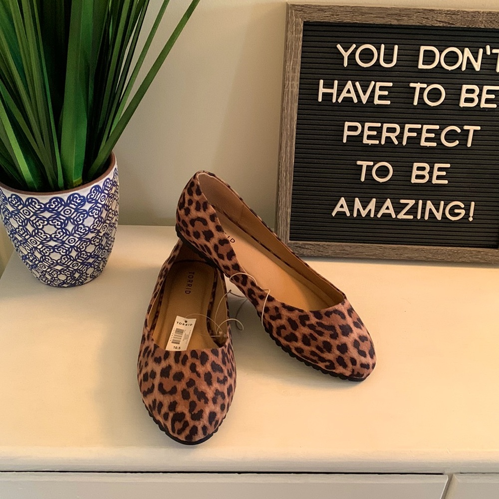 Torrid size 10.5 Leopard Print Flats